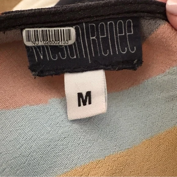 ANTHROPOLOGIE Megan Renee Striped Wrap Dress - Picture 4 of 5